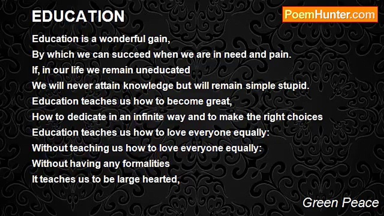 Green Peace - EDUCATION