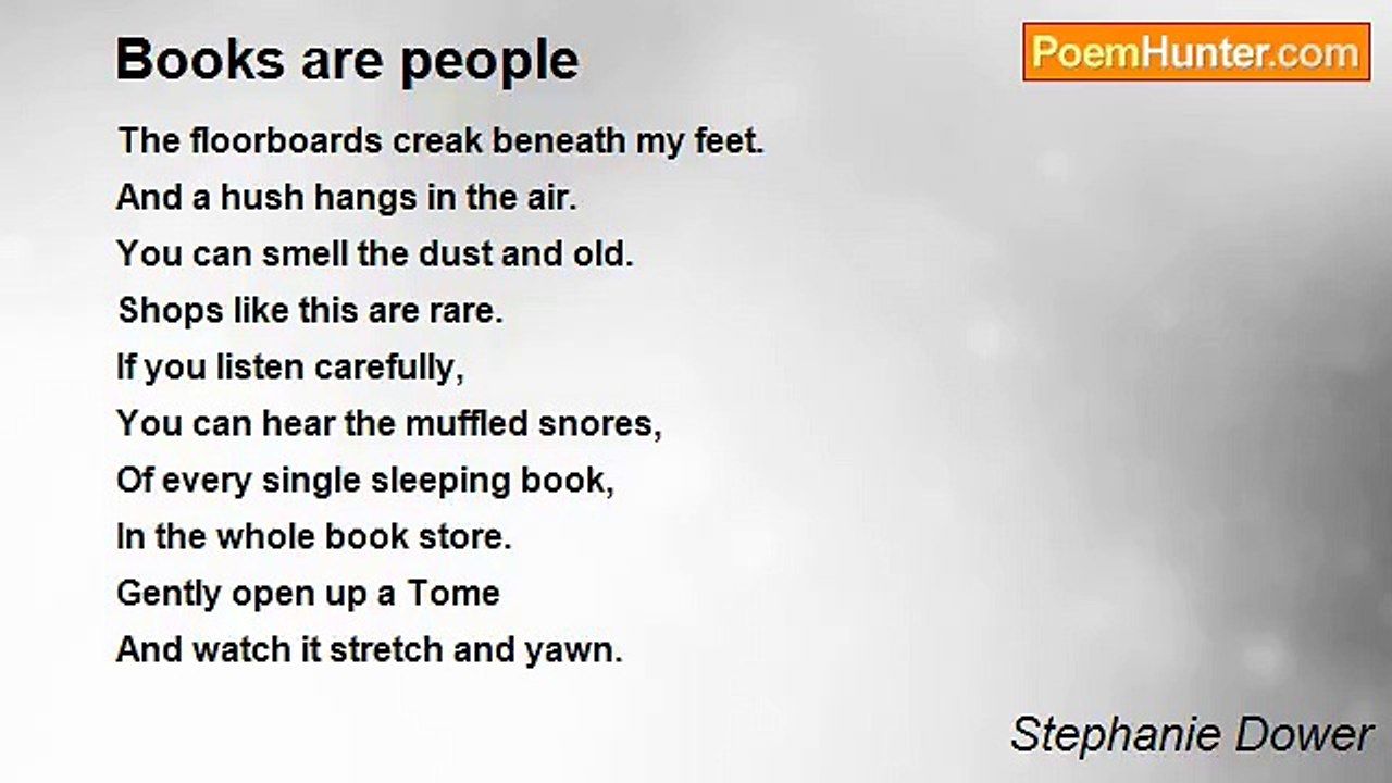 Stephanie Dower - Books are people