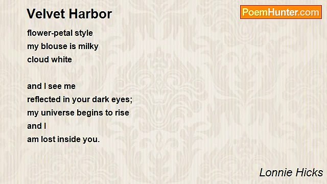 Lonnie Hicks - Velvet Harbor