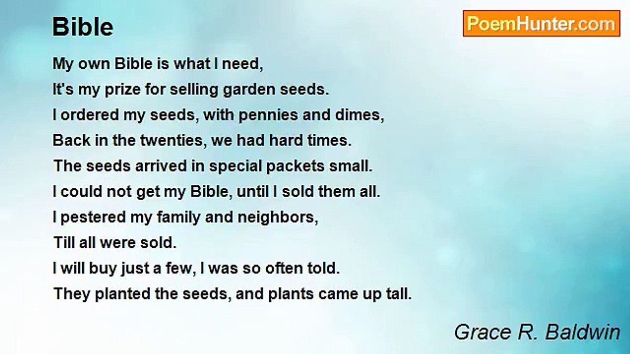 Grace R. Baldwin - Bible