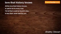 Bradley Stewart - love that history knows