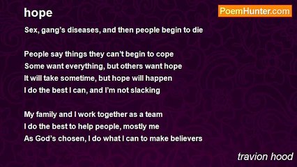 travion hood - hope