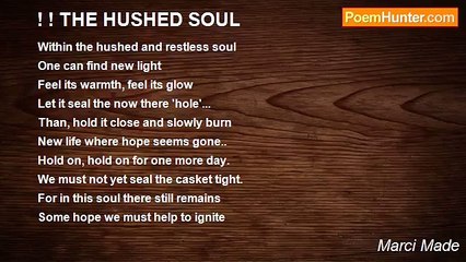 Marci Made - ! ! THE HUSHED SOUL