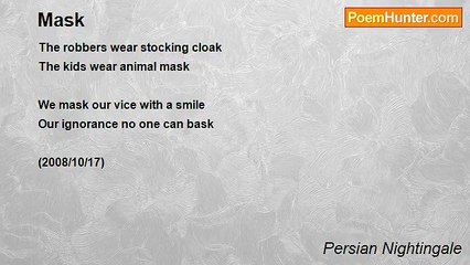 Persian Nightingale - Mask