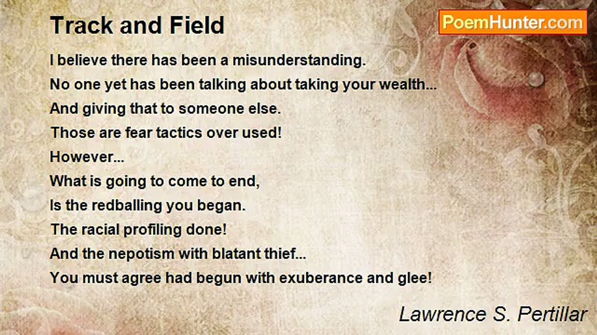 Lawrence S. Pertillar - Track and Field