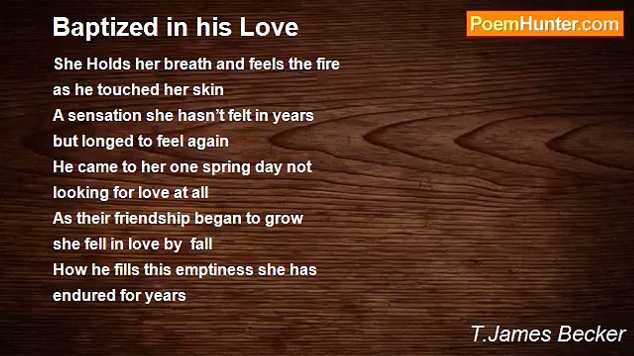 T.James Becker - Baptized in his Love