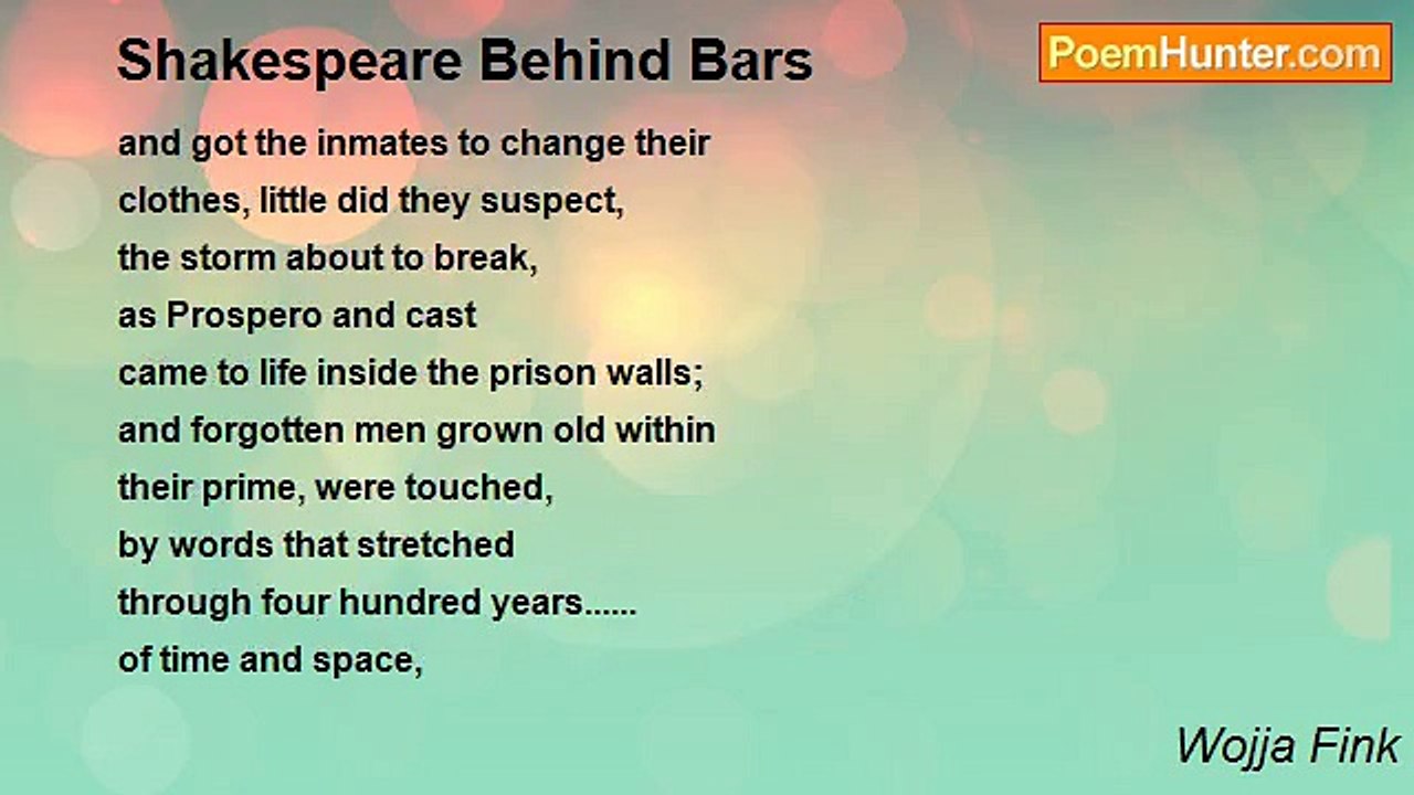 Wojja Fink - Shakespeare Behind Bars