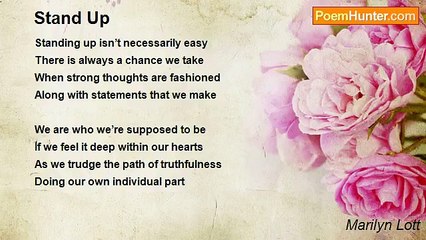 Marilyn Lott - Stand Up