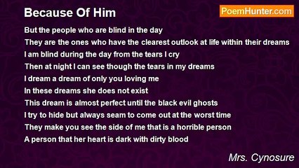 Mrs. Cynosure - Because Of Him
