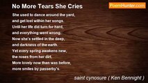 saint cynosure ( Ken Bennight ) - No More Tears She Cries