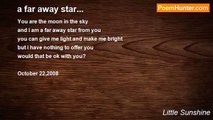 Little Sunshine - a far away star...