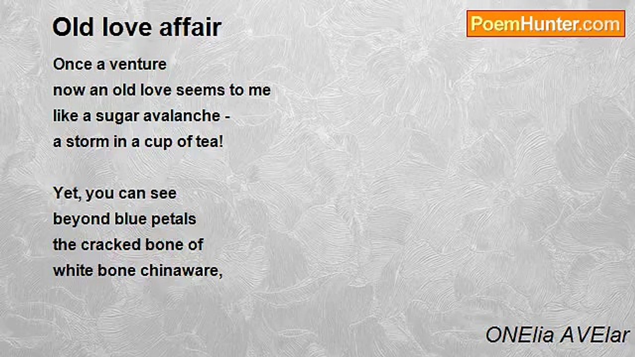 ONElia AVElar - Old love affair
