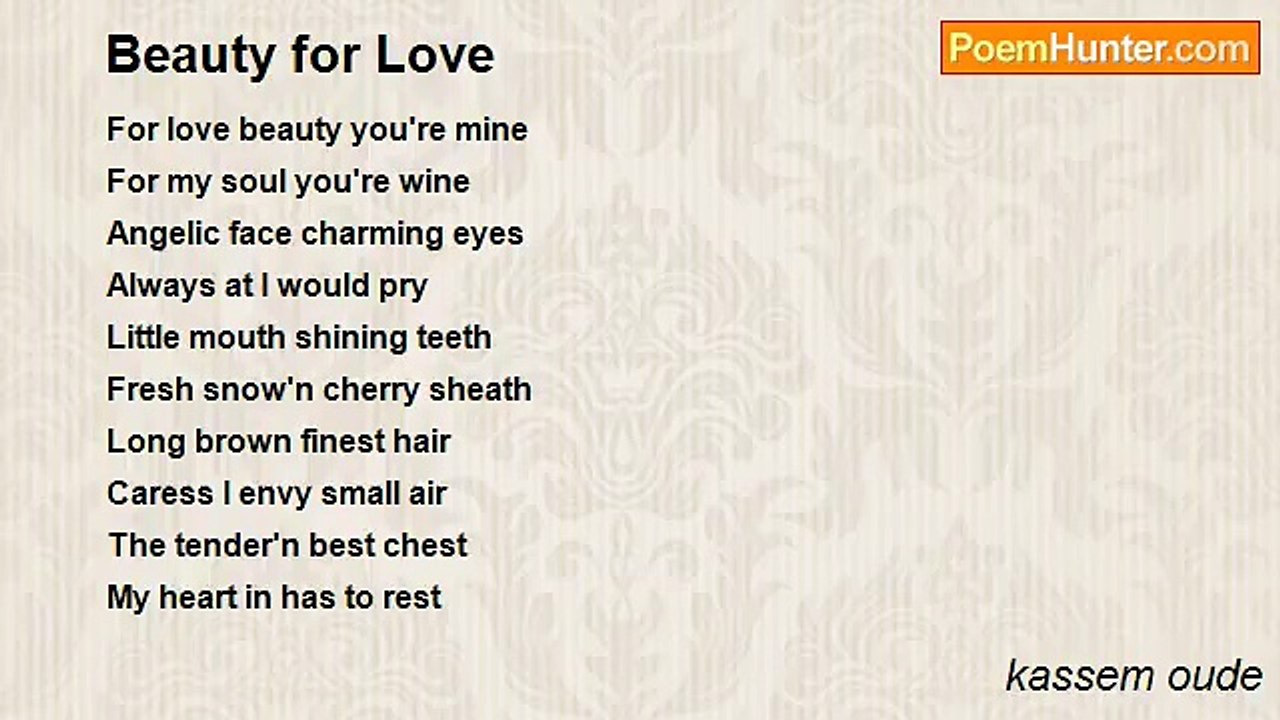 kassem oude - Beauty for Love