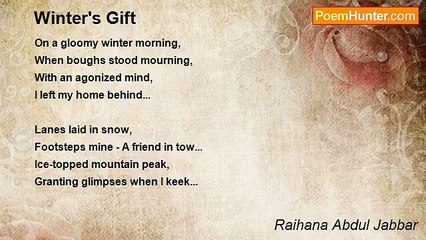 Raihana Abdul Jabbar - Winter's Gift
