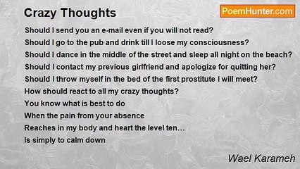 Wael Karameh - Crazy Thoughts