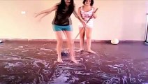 [ 18 ~ Sexy Funny Girl]Girl on Soapy Floor Fail - Fails World