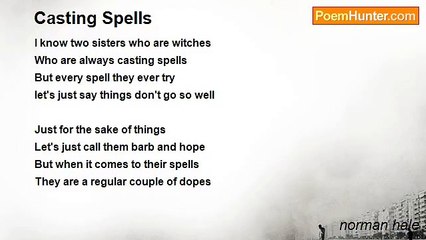 norman hale - Casting Spells