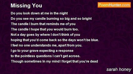 sarah honey - Missing You