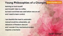 Sarah Cotnam - Young Philosophies of a Changing Heart