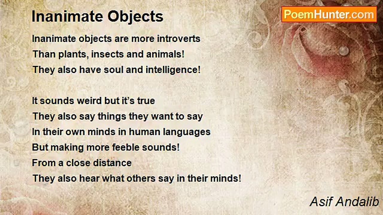 Asif Andalib - Inanimate Objects