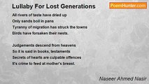 Naseer Ahmed Nasir - Lullaby For Lost Generations