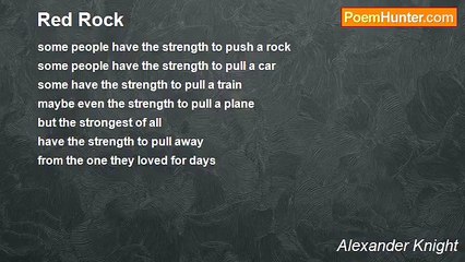 Alexander Knight - Red Rock