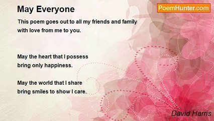 David Harris - May Everyone