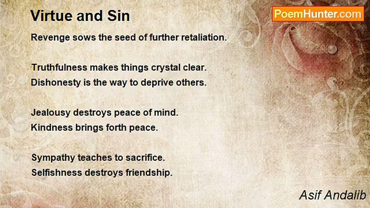 Asif Andalib - Virtue and Sin