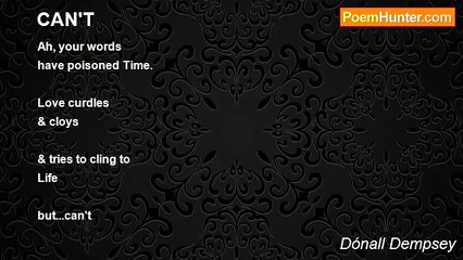 Dónall Dempsey - CAN'T