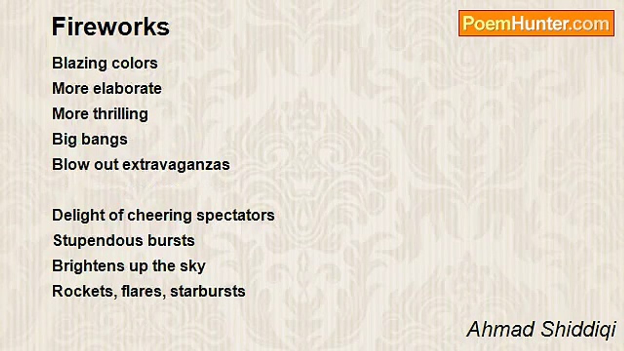 Ahmad Shiddiqi - Fireworks