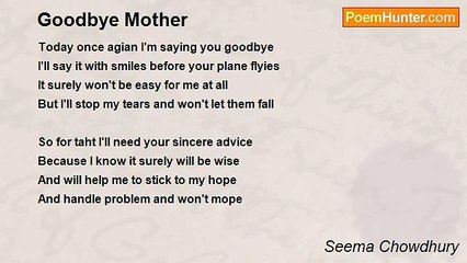 Seema Chowdhury - Goodbye Mother