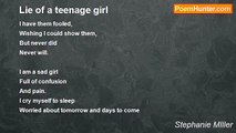 Stephanie MIller - Lie of a teenage girl