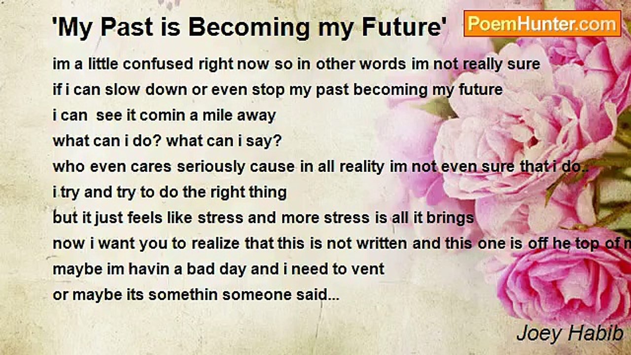 Joey Habib - 'My Past is Becoming my Future'