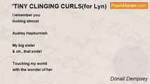Dónall Dempsey - 'TINY CLINGING CURLS(for Lyn)