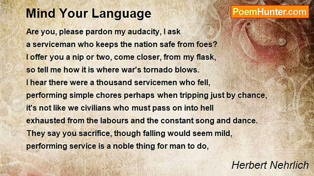 Herbert Nehrlich - Mind Your Language