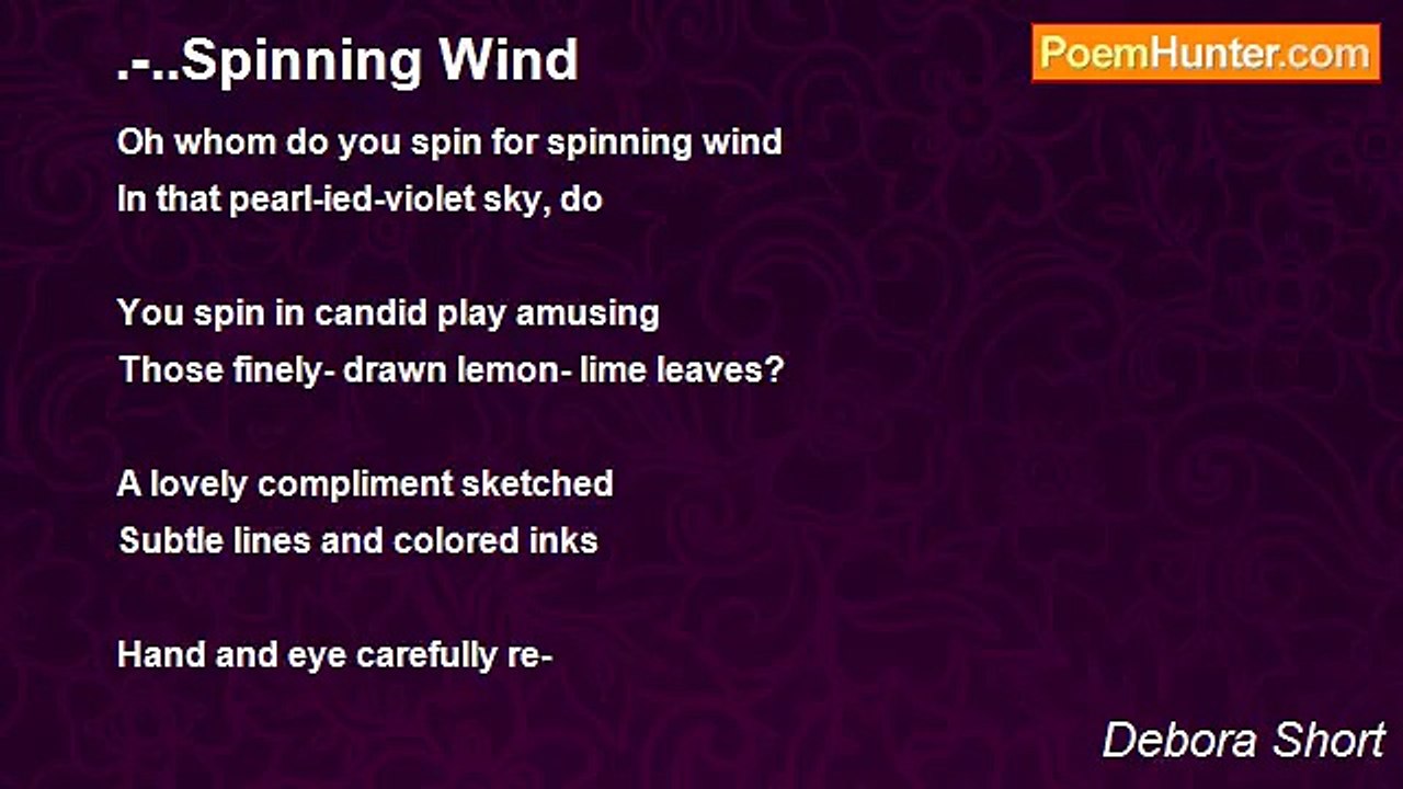 Debora Short - .-..Spinning Wind