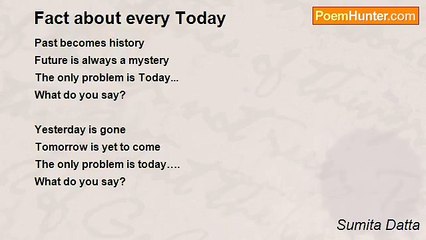Sumita Datta - Fact about every Today