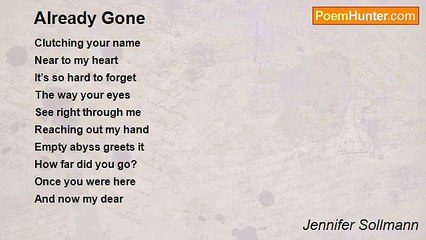 Jennifer Sollmann - Already Gone