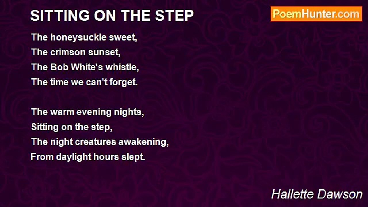 Hallette Dawson - SITTING ON THE STEP
