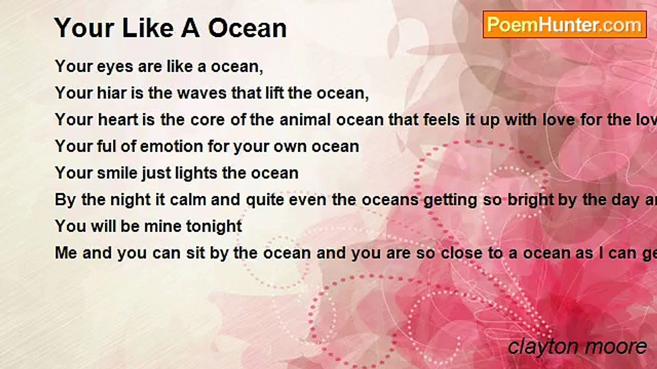 clayton moore - Your Like A Ocean