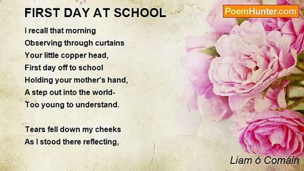 Liam ó Comáin - FIRST DAY AT SCHOOL
