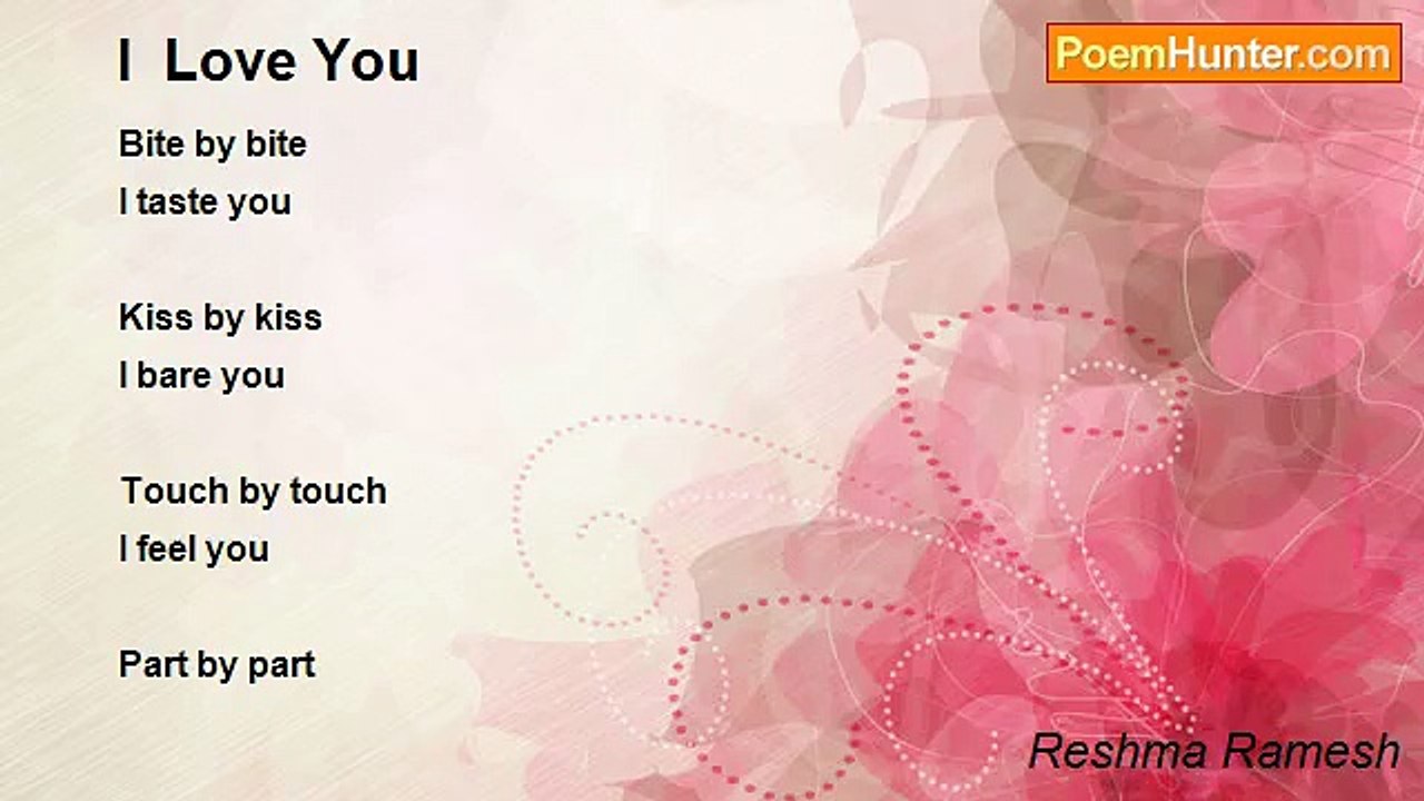 Reshma Ramesh - I  Love You