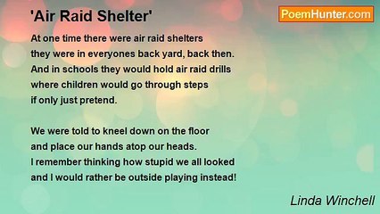 Linda Winchell - 'Air Raid Shelter'