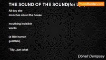 Dónall Dempsey - THE SOUND OF THE SOUND(for Lyn)