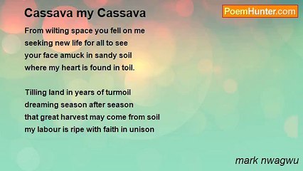 mark nwagwu - Cassava my Cassava