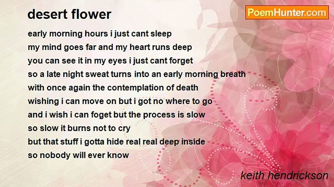 keith hendrickson - desert flower