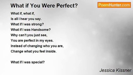 Jessica Kissner - What if You Were Perfect?