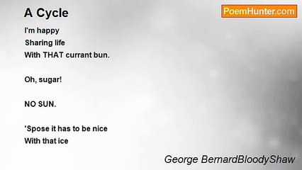 George BernardBloodyShaw - A Cycle