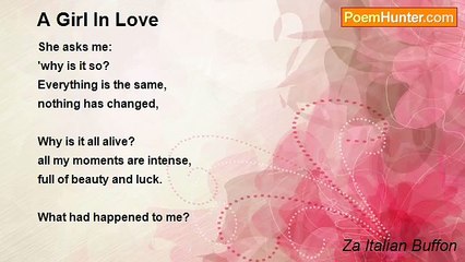 Za Italian Buffon - A Girl In Love