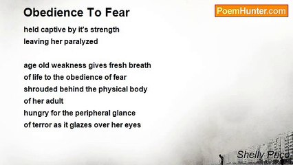 Shelly Price - Obedience To Fear